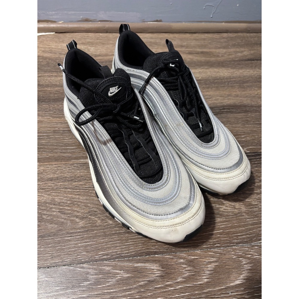 Nike Air Max 97 Black Silver Gradient Mens Size 14 Sneakers 921826-016
